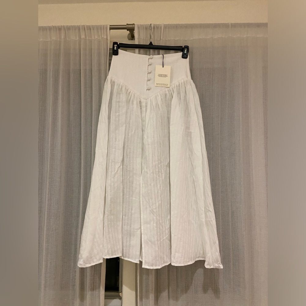 OhSevenDays Dani Skirt - White (Small)